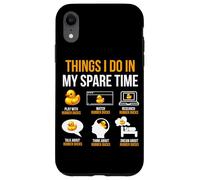 Cose che faccio nel mio tempo libero Rubber Duck Duckling Duckie Custodia per iPhone XR