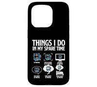 Cose che faccio nel mio tempo libero - Stampante 3D Geek di stampa 3D Custodia per iPhone 15 Pro