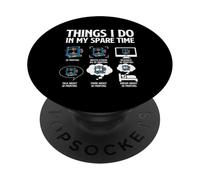 Cose che faccio nel mio tempo libero - Stampante 3D Geek di stampa 3D PopSockets PopGrip Adesivo