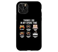 Cose Che Faccio Nel Mio Tempo Libero Videogioco Gaming Abbigliamento Gamer Custodia per iPhone 11 Pro