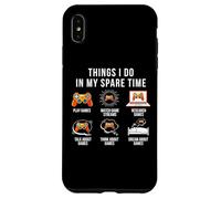 Cose Che Faccio Nel Mio Tempo Libero Videogioco Gaming Abbigliamento Gamer Custodia per iPhone XS Max