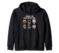 Cose Che Faccio Nel Mio Tempo Libero Videogioco Gaming Abbigliamento Gamer Felpa con Cappuccio
