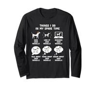 Cose Che Io nel Mio Tempo Libero Jack Russell Terrier Cane Maglia a Manica