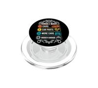 Cose che voglio Auto Ricambi Auto Divertente Ragazzo Meccanico Uomini Ragazzi PopSockets PopGrip per MagSafe