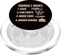 Cose che voglio Auto Ricambi Garage Divertente Auto Ragazzo Meccanico PopSockets PopGrip per MagSafe