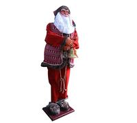 COSE DA CASA Babbo Natale Rosso Che Canta e Balla Si muove Grande Gigante cm 180 Decorazione Natalizia Locali Commerciali