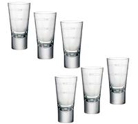 COSE DA CASA Bicchiere shortino minidrink per amaro liquore caffe freddo vodka fornitura pub bar hotel ristorante 2 linee calibrate 2 e 4cl (12)