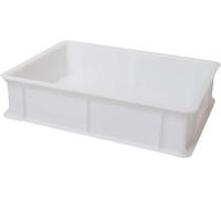 COSE DA CASA Cassetta per impasti palline lievitazione pizza panette pane cm 40X30 alta cm 10 professionale contenitore cibo cassa sovrapponibile certificata per alimenti (Cassetta 40x30x10)