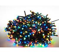 COSE DA CASA Catena Luminosa 1000 Mini palline luci LED Multicolor lunghe 25 metri IP44 per inerno o esterno 8 Giochi di Luce giardino albero di natale