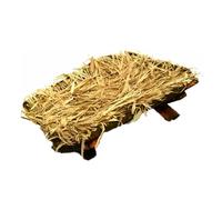 COSE DA CASA Culla legno Vuota letto in Paglia per Bambin Gesù 3 Misure Presepe Natale (misura grande)