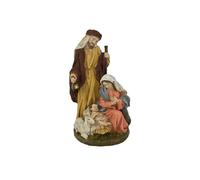 COSE DA CASA Presepe Natalizio Sacra Famiglia H25 Completo Gesù Giuseppe Maria idea regalo di natale Statua scenario rappresentativo del Natale