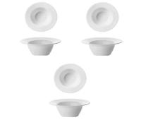 COSE DA CASA Set di 6 Coppette insalatiere bianche RONDA BORMIOLI Ø15 cm per zuppe antipasti uso professionale o domestico lavabili in lavastoviglie