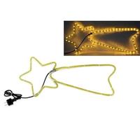 COSE DA CASA Stella cometa Gialla Luce Calda addobbi di Natale Decorazioni Natalizie Esterno 66 cm