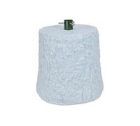 COSE DA CASA Supporto Piede per Albero di Natale Verde o innevato Tronco Bianco h 24 Base in vetroresina Supporto Realistico Elegante Albero Max Altezza cm 150/180