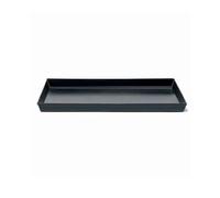 COSE DA CASA Teglia per Pizza Professionale in Ferro Blu (Lamiera) rettangolare Vari Formati e Altezze Cottura Uniforme Croccante Senza Rivestimenti Chimici Spessore 0.8mm (teglia 35x28h3)