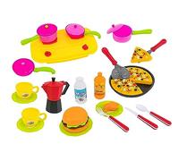 Cose di Casa 40671 - Playset Accessori Cucina, Pizza e Moka - Globo Giocattoli