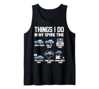 Cose Divertenti Che Faccio nel Mio Tempo Libero appassionato di Auto appassionato di Auto Canotta