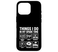 Cose divertenti che faccio nel mio tempo libero Six Seven Meme 67 Custodia per iPhone 16 Pro