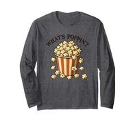 Cos'è Il Cinema Popcorn Popcorn Love Popcorn Maglia a Manica