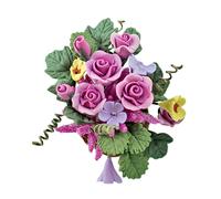 Cose in Miniatura Basket Flower Ornamenti Per Case Delle Bambole