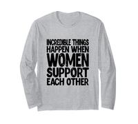 Cose incredibili Quando Le Donne Si sostengono a vicenda Donne Maglia a Manica