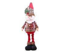 Cose Natalizie Per la Casa Pupazzo di neve in piedi Babbo Natale Cervo Bambola Babbo Natale Pupazzo di neve Pavimento Camino Casa interna