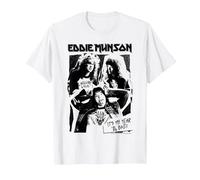 Cose più strane Eddie Munson Hellfire Club Maglietta, Uomo, Bianco, 3XL