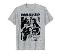 Cose più strane Eddie Munson Hellfire Club Maglietta, Uomo, Grigio Melange, S