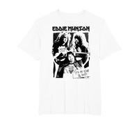 Cose più strane Eddie Munson Hellfire Club Maglietta, Uomo Taglie Grandi, Bianco, 5X Tall