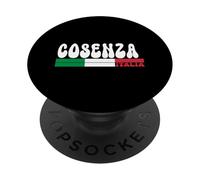 COSENZA City Italia Vintage Bandiera Italia per gli amanti dei viaggi PopSockets PopGrip Adesivo