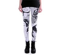 cosey - Leggings Colorati Stampati (Taglia Unica) - Design Comic