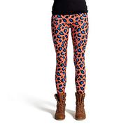 cosey - Leggings Colorati Stampati (Taglia Unica) - Design Modello Leopardo 1