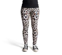 cosey - Leggings Colorati Stampati (Taglia Unica) - Design Modello Leopardo 3