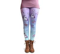 cosey - Leggings Colorati Stampati (Taglia Unica) - Design Unicorno Dolce