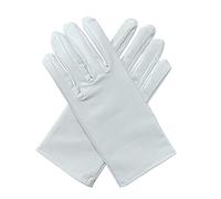 COSFAN Guanti corti in pelle per le donne, guanti punk, guanti da moto di guida, guanti vestito di moda per l'opera Prom sera partito