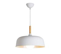 COSFEEL Lampada A Sospensione Moderna E Minimalista Lampada A Sospensione con personalità Creativa Lampadario in Legno A Testa Singola Lampadari di Moda Macaron Apparecchi di Illuminazione