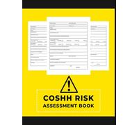 COSHH Risk Assessment Book: Control of Substances Hazardous to Health Log