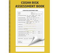 COSHH Risk Assessment Book: Document Substances, Safety Measures & Risk Ratings | For Sites & Labs