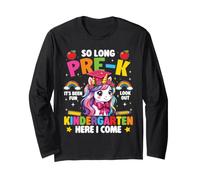 così a Lungo Pre-K Guarda Fuori Asilo Qui Mi vengo - Pre-K Grad Maglia a Manica
