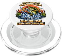 Così buono catturare il pesce, il pesce racconta storie su di me PopSockets PopGrip per MagSafe