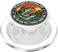 Così buono catturare pesci, Pesce racconta storie su di me Pescatore PopSockets PopGrip per MagSafe