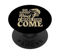 Così buono con la mia canna che faccio venire il pesce - Angelroute Angler PopSockets PopGrip Adesivo