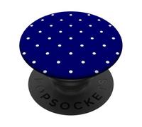 Così carino, blu navy, design a pois, Boho a pois PopSockets PopGrip Adesivo