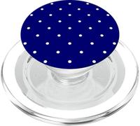 Così carino, blu navy, design a pois, Boho a pois PopSockets PopGrip per MagSafe