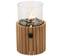 COSI Cosiscoop Timber Ø 18 X 30 CM, Lanterna Incl. Piano Vetro, 6h Durata Gas