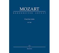 Così fan tutte ossia La scuola degli amanti KV 588 -Dramma giocoso in zwei Akten-. Studienpartitur, Urtextausgabe