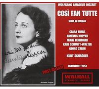 Cosi Fan Tutte (Schroder, Frankfurt Radio, Ebers, Kupper) (CD) Album