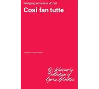 Cosi Fan Tutte: Sheet Music