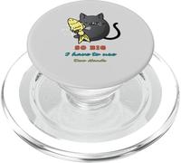 Così grande che devo usare due mani - Divertente gatto da pesca PopSockets PopGrip per MagSafe