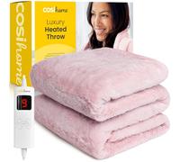 Cosi Home Coperta Riscaldante Elettrica 180x130cm in Pelliccia Sintetica. 9 livelli di calore, timer 9 ore, protezione surriscaldamento e telecomando - Coperta Termica